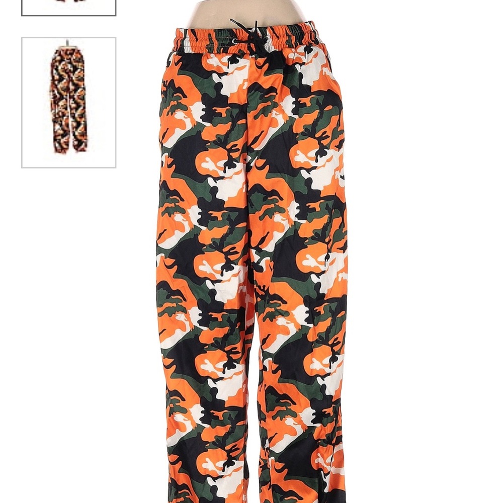 I.AM.GIA orange camouflage pants